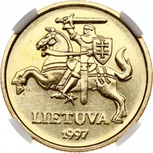 Lithuania 20 Centu 1997 NGC MS 64