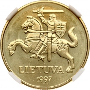 Lithuania 50 Centu 1997 NGC MS 65