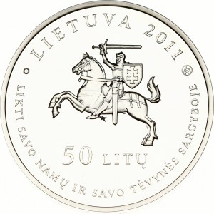 Litauen 50 Litu 2011 Gabrielė Petkevičaitė-Bitė