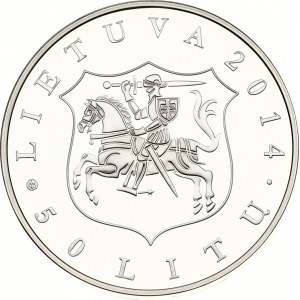 Lithuania 50 Litu 2014 the Battle of Orsha