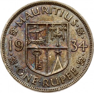 Mauritius Rupee 1934