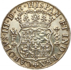 Mexico 8 Reales 1766 MF