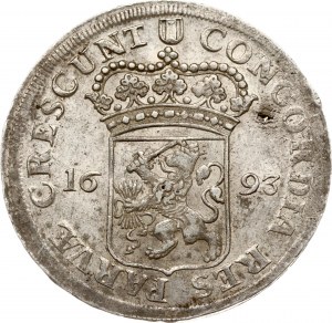 Nizozemsko Holandsko Stříbrný dukát 1693
