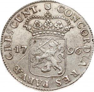 Netherlands Batavian Republic Utrecht Silver Ducat 1796
