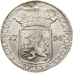 Paesi Bassi Repubblica Batava Zelanda Ducato d'argento 1798/6