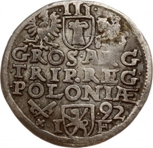 Poľsko Trojak 1592 Poznaň