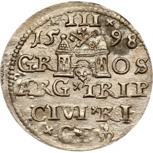 Poland Trojak 1598 Riga