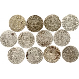 Poland Poltorak 1622-1626 Lot of 12 coins