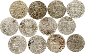 Poland Poltorak 1622-1626 Lot of 12 coins