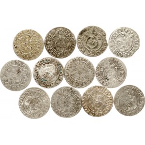Poland Poltorak 1622-1626 Lot of 12 coins