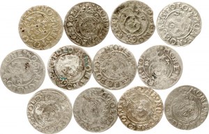 Pologne Poltorak 1622-1626 Lot de 12 pièces