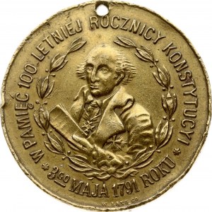 Medal upamiętniający 100. rocznicę uchwalenia Konstytucji