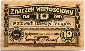 Polska 10 Fenigów 1920 Bydgoszcz