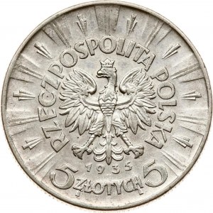 Polonia 5 Zlotych 1935 Jozef Pilsudski
