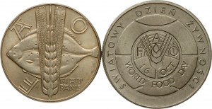 Poľsko 10 Zlotych 1971 FAO & 50 Zlotych 1981 FAO Lot of 2 coins