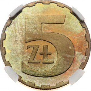 Poland 5 Zlotych 1981 MW NGC PF 65