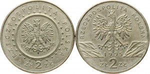 Poľsko 2 Zloté 1995 Pamätná sada 2 mincí