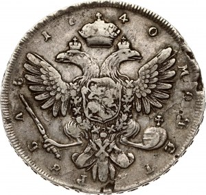 Rublo russo 1740 СПБ