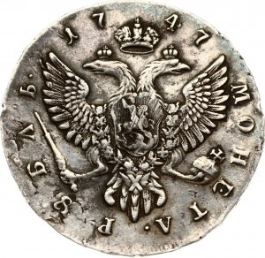 Rusko rubľ 1747 ММД (R)
