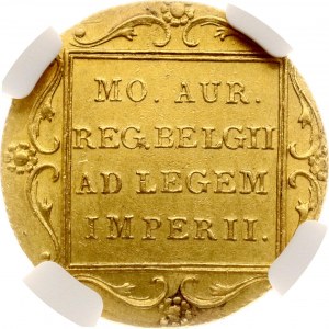 Imitation of Netherlands Ducat dated 1831 St Petersburg mint NGC UNC DETAILS