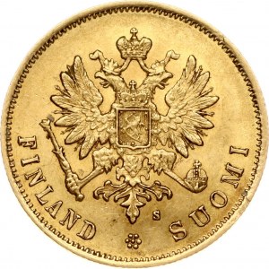 Russland für Finnland 10 Markkaa 1879 S