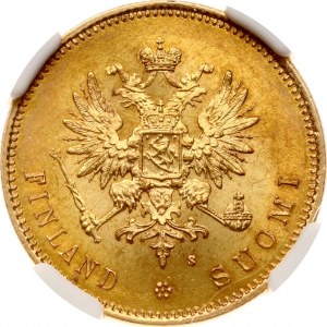 Russia For Finland 20 Markkaa 1879 S NGC MS 64