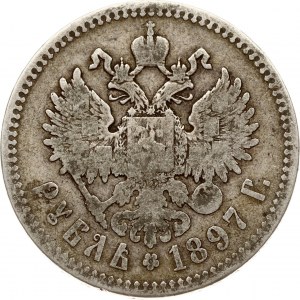 Russia Rublo 1897 (**)