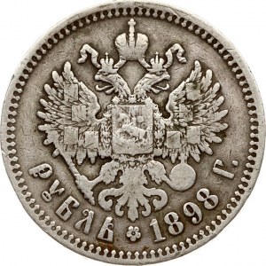Ruský rubeľ 1898 (**)