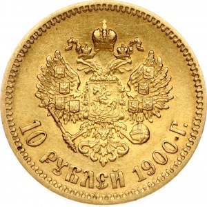 Rusko 10 rubľov 1900 ФЗ