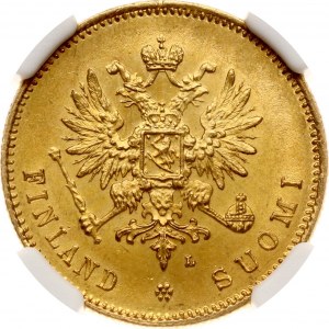 Rusko pro Finsko 20 Markkaa 1911 L NGC MS 64