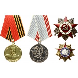 Set of Order and Medals with Documents