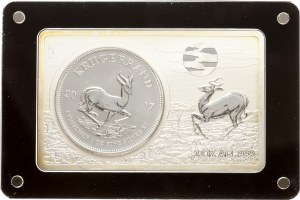 Jihoafrická republika Sada mincí a prutů z ryzího stříbra o hmotnosti 3 oz - 50. výročí Krugerrandu (2017)