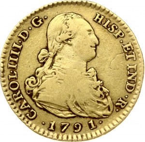 Spain 2 Escudos 1791 SC