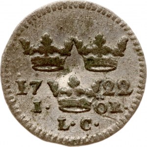 Švédsko 1 Ruda 1722 LC