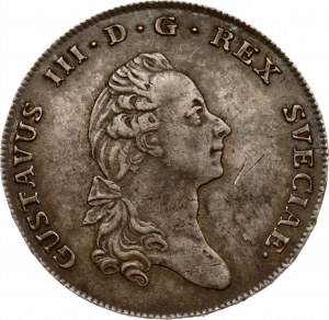 Suède 1 Riksdaler 1781 OL