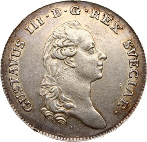 Szwecja 1 riksdaler 1782 OL