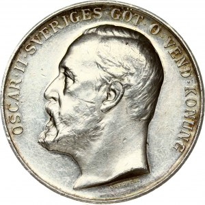 Szwecja Medal ND (1872-1907) Hodowla koni
