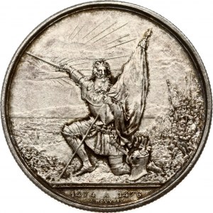 Suisse 5 Francs 1874 Festival de tir de St-Gall