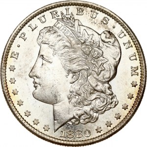 USA Morganův dolar 1880 S