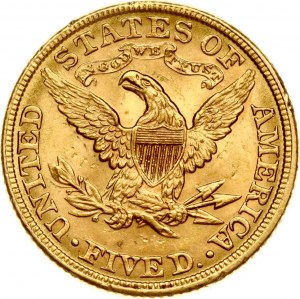 USA 5 Dollars 1882 Philadelphia