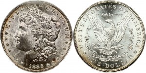 USA Morgan Dollar 1885 PCGS MS 63