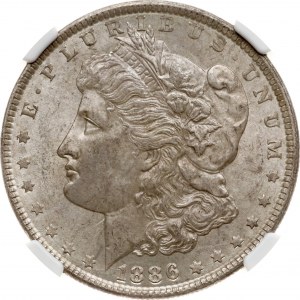 USA Morgan Dollar 1886 NGC MS 64
