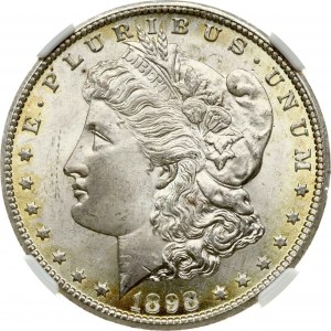 USA Morgan Dollar 1898 O NGC MS 64