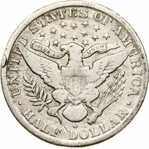 USA 1/2 Dollar 1902 O 'Barber Half Dollar'