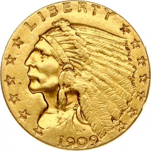 USA 2½ dolaru 1909 Philadelphia