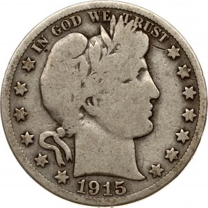 USA 1/2 Dollar 1915 S 'Barber Half Dollar'