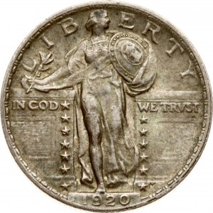 USA 1/4 Dollar 1920