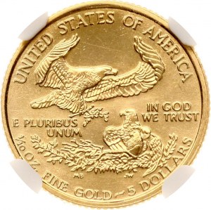 USA 5 Dollars 1994 NGC MS 67