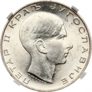 Jugosławia 50 Dinara 1938 NGC MS 60