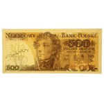 PRL, 500 złotych 1982 GM - z autografem Heidricha (1)